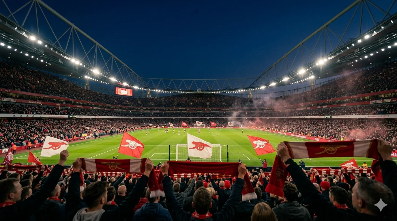 Emirates Stadium.