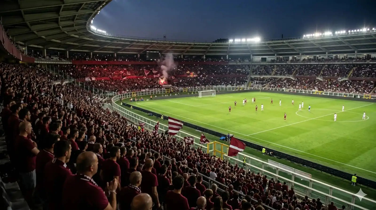 Torino vs AS Roma allo Stadio Olimpico Grande Torino di Torino, Serie A.