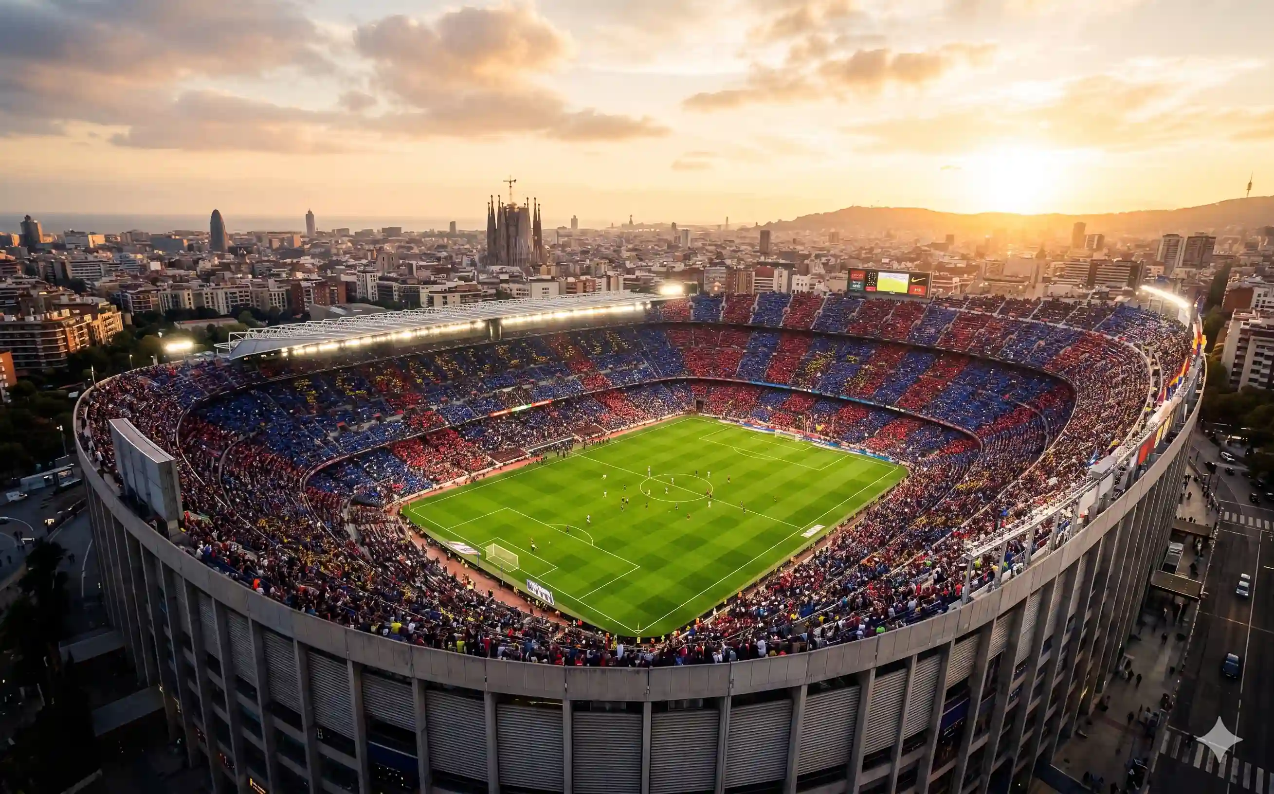 Barcelona fans.