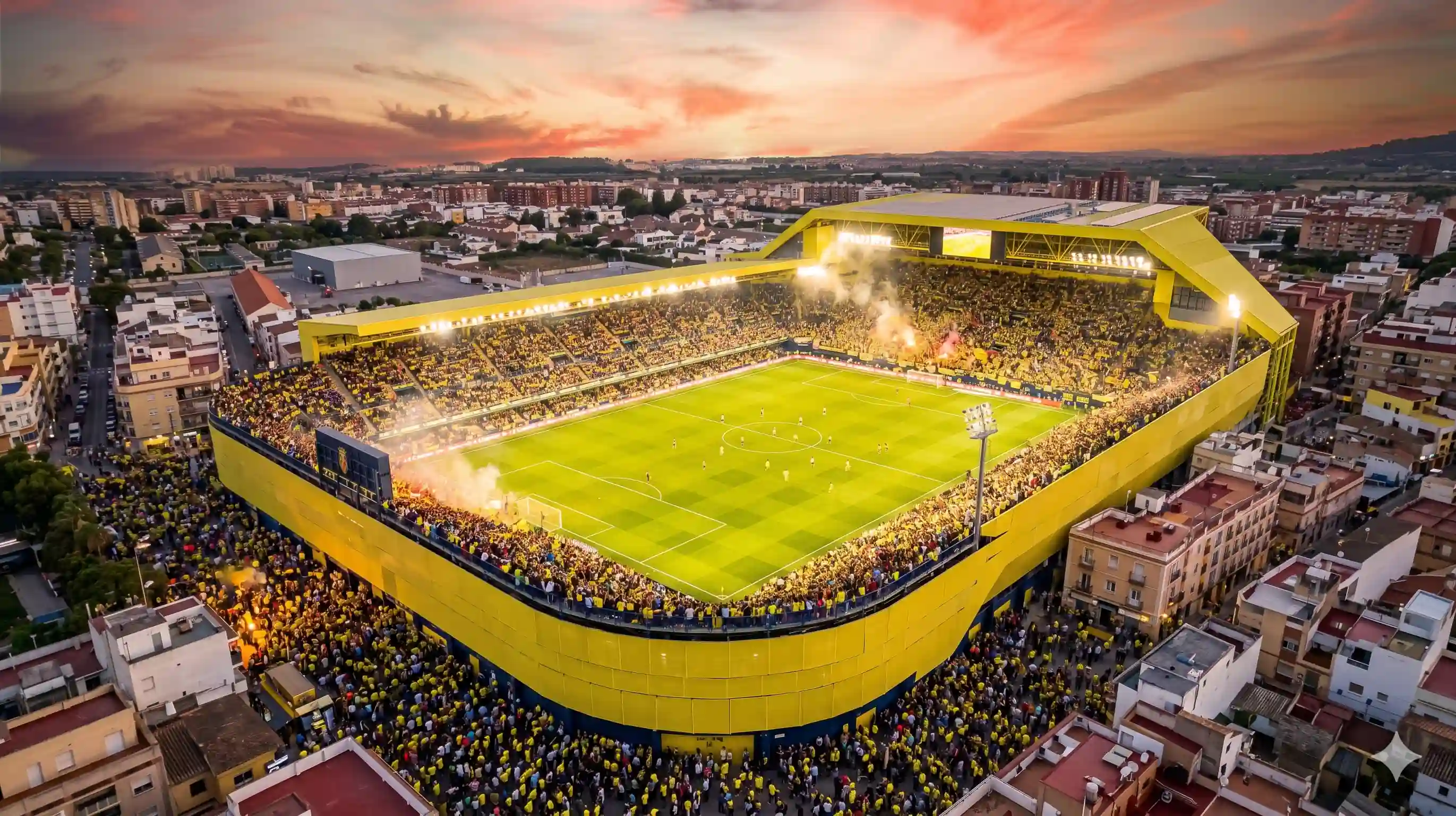 Villareal fans.