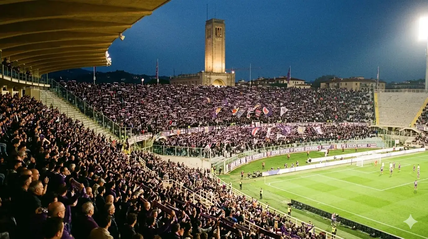 ACF Fiorentina vs Sassuolo allo Stadio Artemio Franchi, Firenze, Serie A.