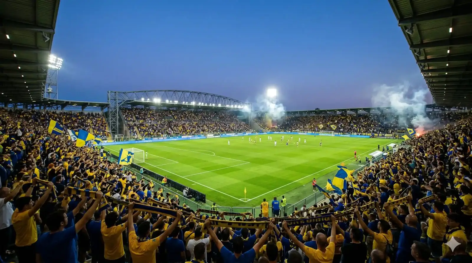 Frosinone Calcio vs ACF Fiorentina at the Stadio Benito Stirpe, Frosinone, Serie A.