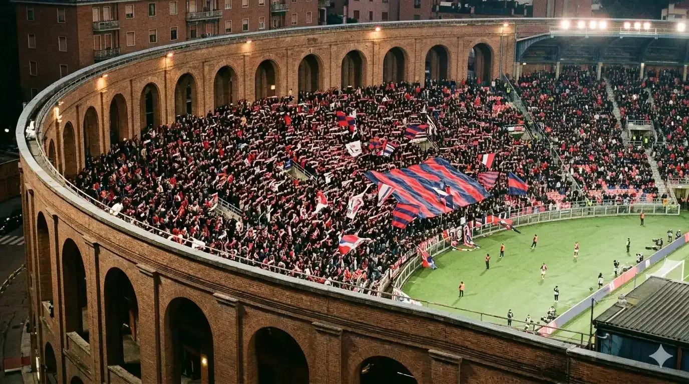 Bologna FC vs Torino at the Stadio Renato Dall'Ara, Bologna, Serie A.